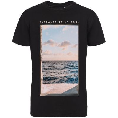 Футболка Entrance To My Soul, черная-4