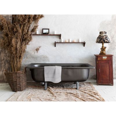 Полотенце Molan, среднее, светло-серое-4