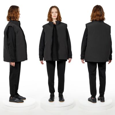 Жилет двусторонний V2, черный-1