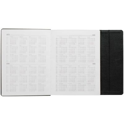 Ежедневник Flap на заказ, недатированный, черный-5