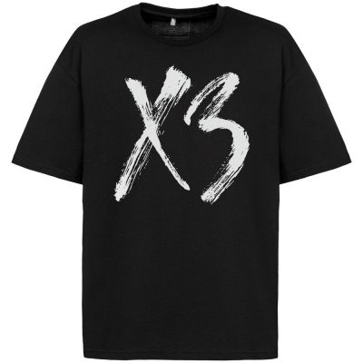 Футболка оверсайз «ХЗ», черная-5