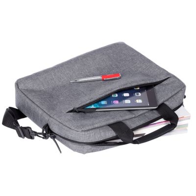 Конференц-сумка The First, серая-4
