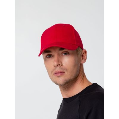 Бейсболка Hillside, красная-7