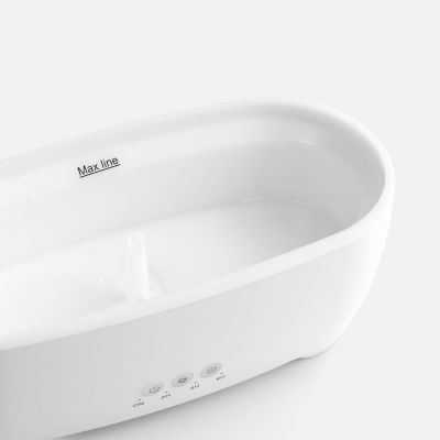 Увлажнитель-ароматизатор Steam Spin, белый с серым-4