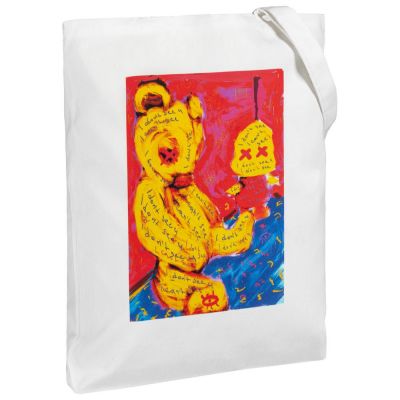 Холщовая сумка I Don't See You, молочно-белая-0