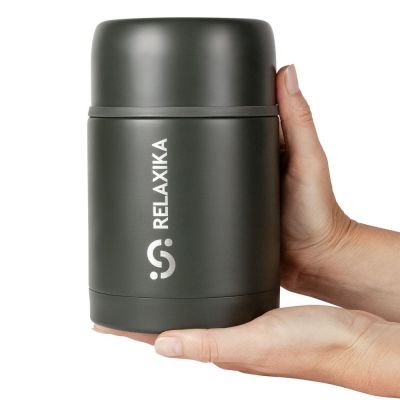 Термос для еды Relaxika 700, хаки-5