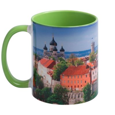 Кружка Promo Plus для сублимационной печати, зеленое яблоко-3