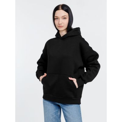 Худи оверсайз унисекс Go Easy, черное-6
