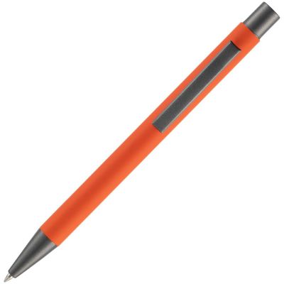 Ручка шариковая Atento Soft Touch, оранжевая-2
