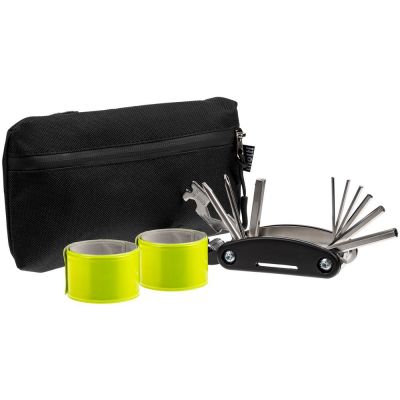 Набор велосипедиста BikeKit, малый, желтый неон-0