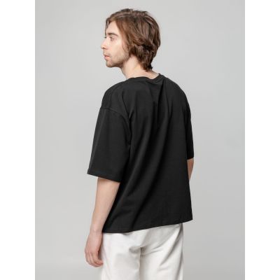 Футболка унисекс оверсайз Street Vibes, черная-6