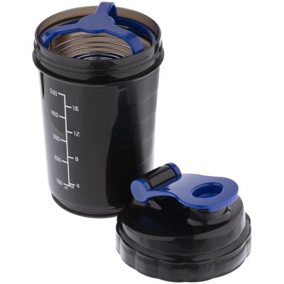 Спортивный шейкер Tonus, черно-синий-2