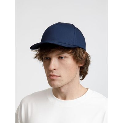 Бейсболка Seguro, темно-синяя-5