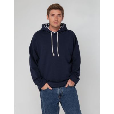 Худи унисекс оверсайз Seamark, темно-синее-5
