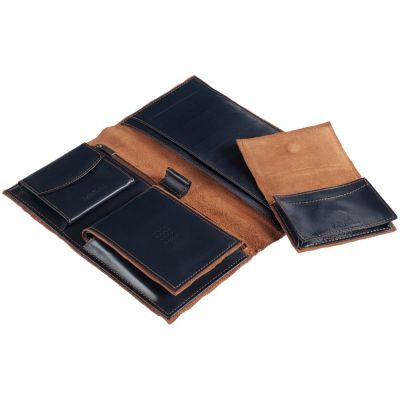 Футляр для визиток Palermo, синий-3