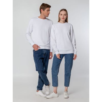 Свитшот унисекс Sublimatism, белый-11