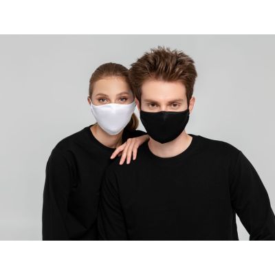 Маска для лица, белая-10