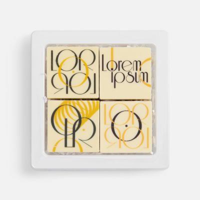 Набор из 4 печений Dream White на заказ-1