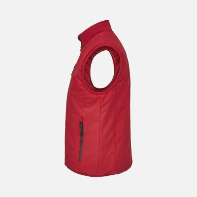 Жилет софтшелл унисекс Falcon BW, красный-2