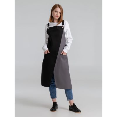 Фартук Picante, черный со светло-серым-6