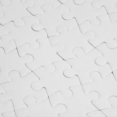 Пазл для сублимационной печати Stamper, белый-1