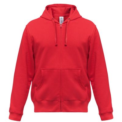 Толстовка мужская Hooded Full Zip красная-0
