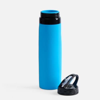 Складная бутылка для воды Langfossen, голубая-2