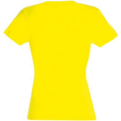 Футболка женская Miss 150, желтая (лимонная)-1