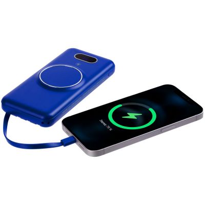 Внешний аккумулятор Omni Qi 10000 мАч, синий-6