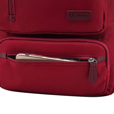 Рюкзак для ноутбука B175, бордовый-13
