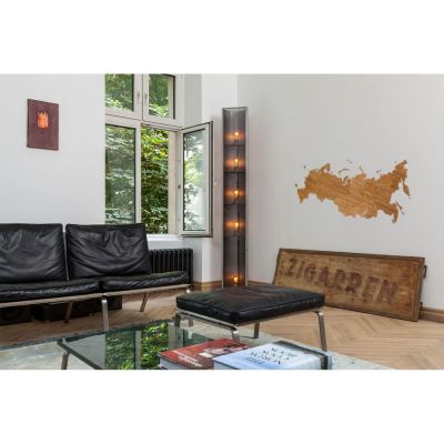 Деревянная карта России, дуб-8