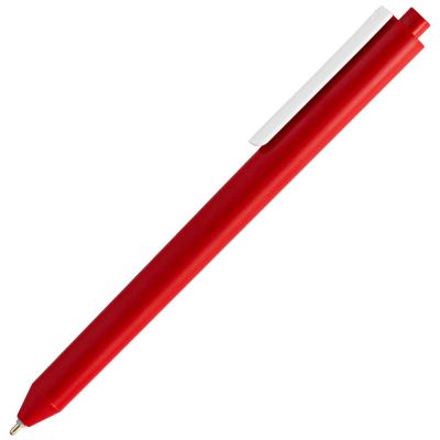 Ручка шариковая Pigra P03 Mat, красная с белым-2