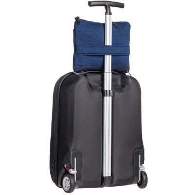 Дорожный плед onBoard, синий меланж-6