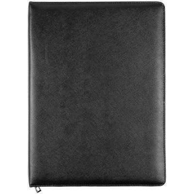 Папка для документов Linen, черная-0