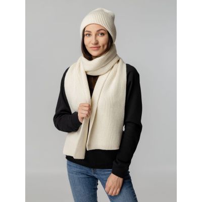 Шарф Tommi, молочно-белый (ванильный)-6