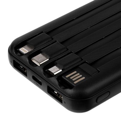 Внешний аккумулятор Omni Qi 10000 мАч, черный-4