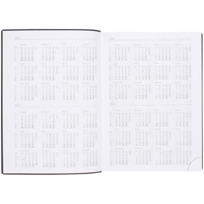 Ежедневник Vivian, недатированный, голубой-3