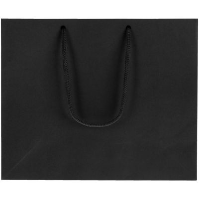 Пакет бумажный Porta S, горизонтальный, черный-1