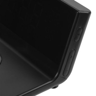 Зарядная станция с часами Electron, черная-8