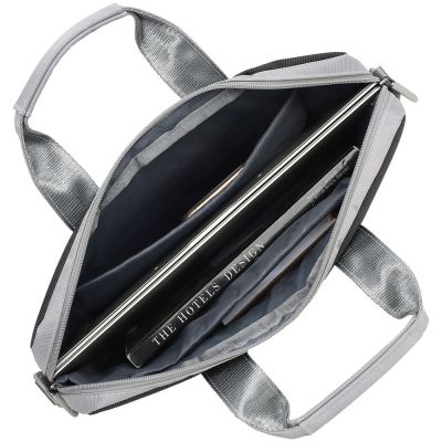 Сумка для ноутбука L245, светло-серая-6