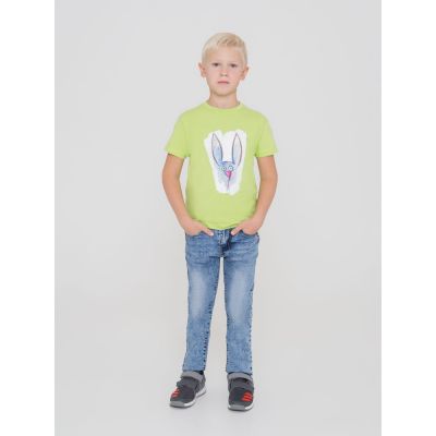 Футболка детская Funny Animals, зеленое яблоко-2