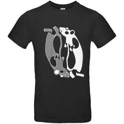 Футболка Mousplit, черная-0