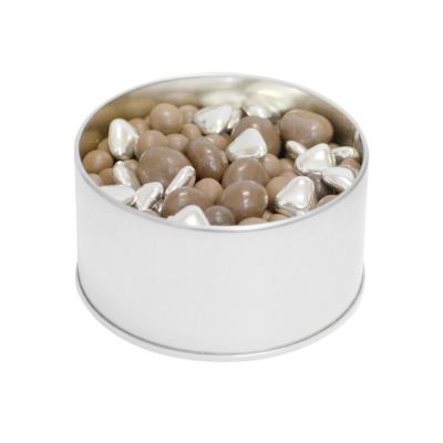 Коробка Pragmax S, круглая, серебристая-3