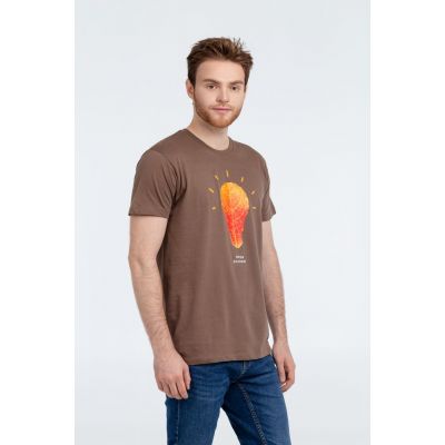 Футболка «Осенило», шоколадно-коричневая-6