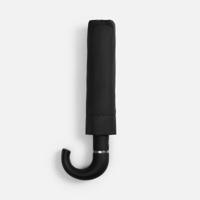 Зонт складной Hooklook, черный-4