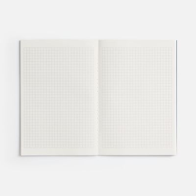 Блокнот Marco в клетку, синий-3