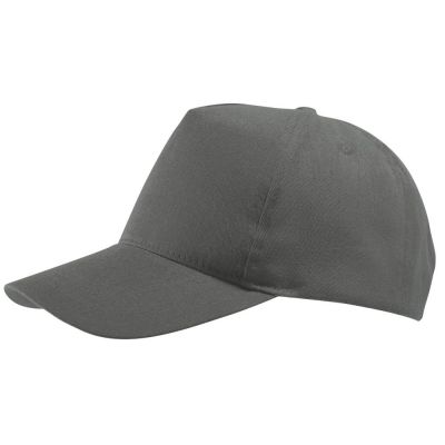 Бейсболка Buzz, cеро-коричневая-0