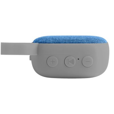 Беспроводная колонка Chubby, серая с голубым-2