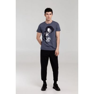 Футболка «Меламед. Nick Cave», темно-синий меланж-3