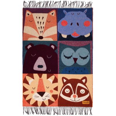 Плед детский Zoo, оранжевый-4